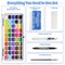 Watercolor Paint Set, 50 Vivid Colors with Portable Carrying Case, Perfect Travel Water Colors Paint Adult Set for Artists,Beginners,Professionals
